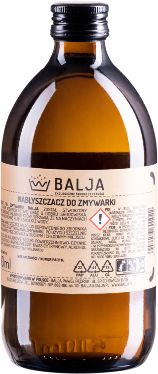 BALJA Nabłyszczacz do zmywarki 500 ml