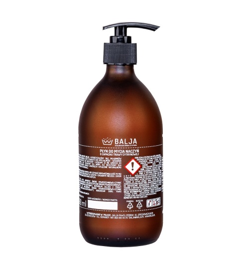 BALJA Płyn do mycia naczyń 500 ml - trawa cytrynowa