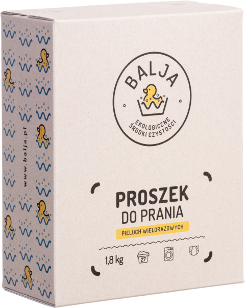 BALJA Proszek do prania pieluch wielorazowych 1,8 kg