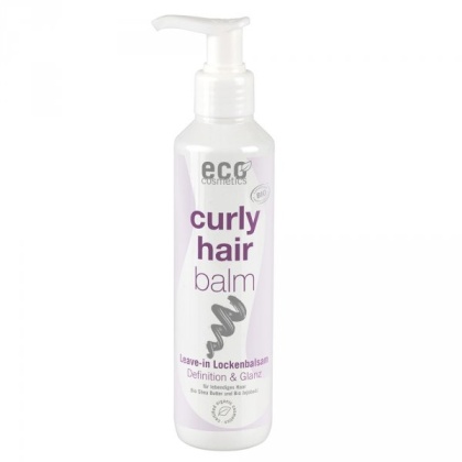 ECO COSMETICS Balsam do włosów kręconych Bez spłukiwania Z pompką Bio-masło Shea i bio-olej jojoba 200 ml