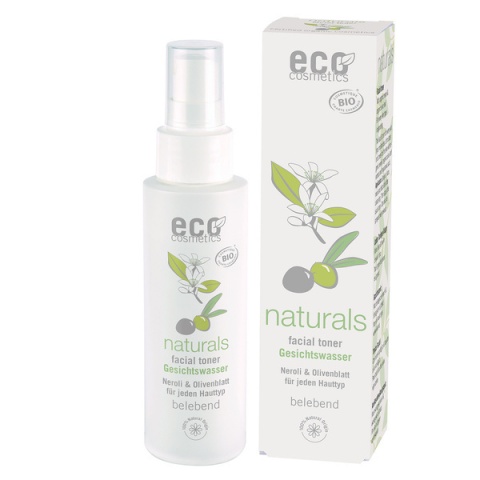 ECO COSMETICS Naturals Tonik do twarzy Odświeżający Neroli, liść oliwny Spray 100 ml