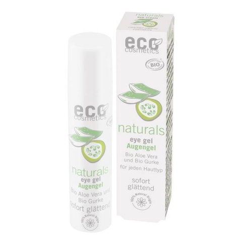 ECO COSMETICS Naturals Żel pod oczy Aloes, ogórek 15 ml (pojemnik z dozownikiem Airless)