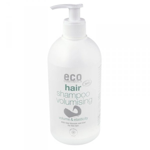 ECO COSMETICS Szampon zwiększający objętość Kiwi, kwiat lipy 500 ml, z pompką