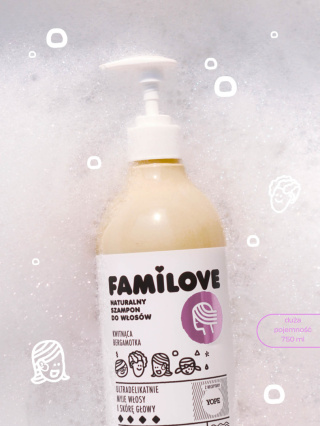YOPE FAMILOVE Szampon do włosów 500 ml