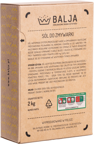 BALJA Sól do zmywarki 2 kg
