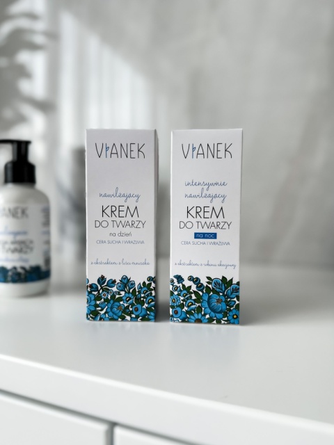 VIANEK Nawilżający krem do twarzy na dzień 50 ml DATA WAŻNOŚCI: 31.05.2026