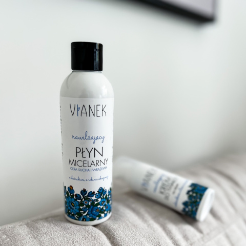 VIANEK Nawilżający płyn micelarny 200 ml DATA WAŻNOŚCI: 30.04.2026