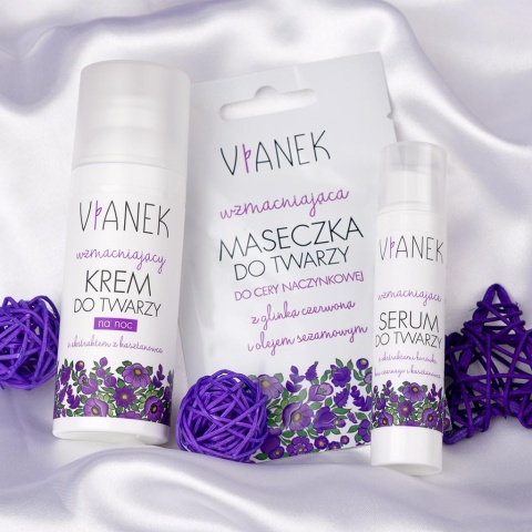 VIANEK Wzmacniający krem do twarzy na noc 50 ml