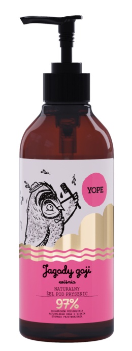 YOPE Żel pod prysznic Jagody Goji 400 ml