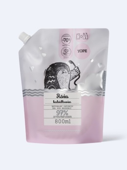 YOPE Żel pod prysznic Kadzidłowiec I Róża Refill 800 ml