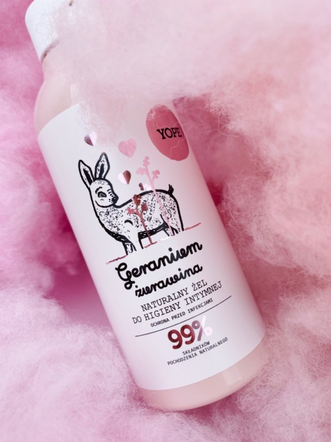 Yope Żel do higieny intymnej Geranium i Żurawina 300 ml