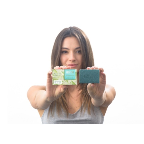 ANTHYLLIS Szampon w kostce, zwiększający objętość, z ekstraktem z imbiru i spiruliny 80 g