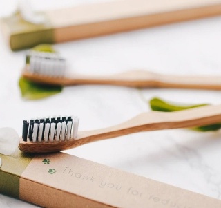 BAMBAW Bambusowa szczoteczka do zębów MIĘKKA, certfikat FSC
