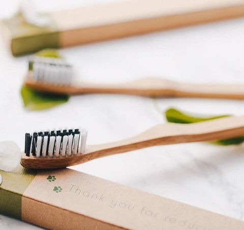 BAMBAW Bambusowa szczoteczka do zębów MIĘKKA, certfikat FSC