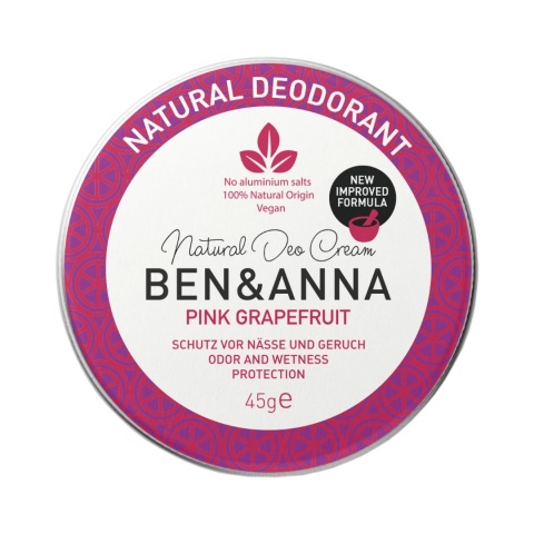 BEN & ANNA Naturalny dezodorant PINK GRAPEFRUIT – 45 g