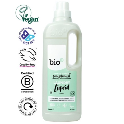 BIO-D Skoncentrowany, niebiologiczny płyn do prania JAŁOWIEC 1000 ml