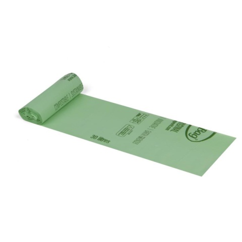 BIOBAG Worki na odpady organiczne i zmieszane, 30L, rolka 20 szt., w 100% biodegradowalne i kompostowalne