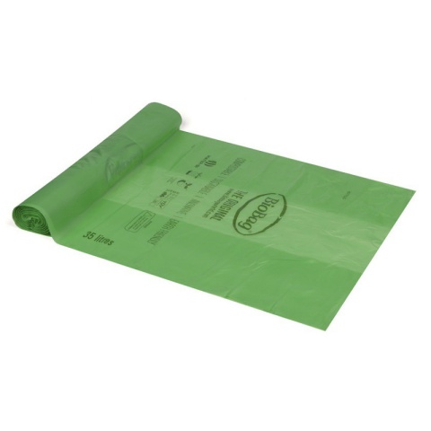 BIOBAG Worki na odpady organiczne i zmieszane, 35L, rolka 20 szt., w 100% biodegradowalne i kompostowalne