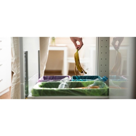 BIOBAG Worki na odpady organiczne i zmieszane, 60L, rolka 20 szt., w 100% biodegradowalne i kompostowalne