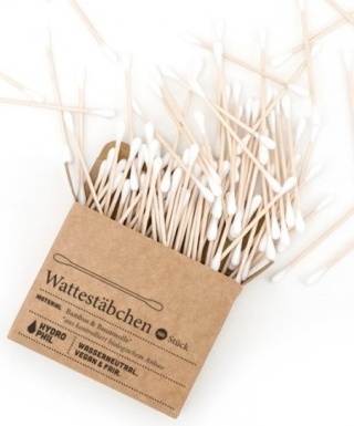 Biodegradowalne patyczki higieniczne do uszu – HYDROPHIL, 100 szt.