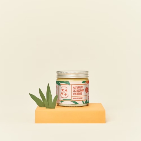 CZTERY SZPAKI Naturalny dezodorant w kremie bez dodatku sody - Mandarynka i Begamotka 60 ml