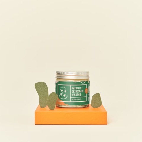 CZTERY SZPAKI Naturalny dezodorant w kremie bez dodatku sody - bezzapachowy 60 ml