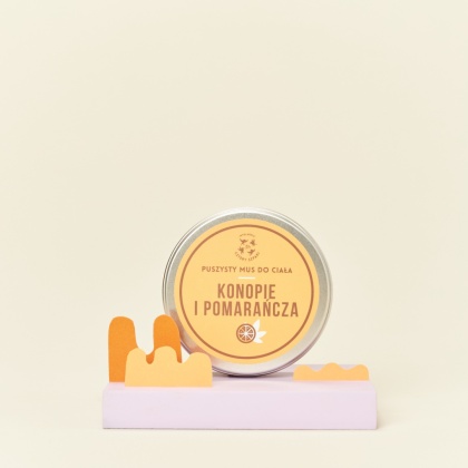 CZTERY SZPAKI Mus do ciała konopie i pomarańcza 150 ml