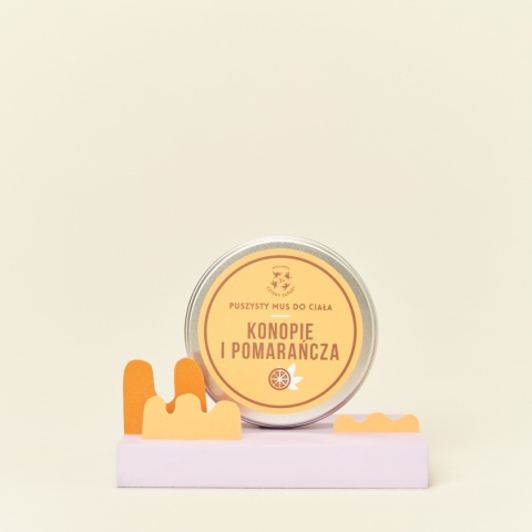 CZTERY SZPAKI Mus do ciała konopie i pomarańcza 150 ml