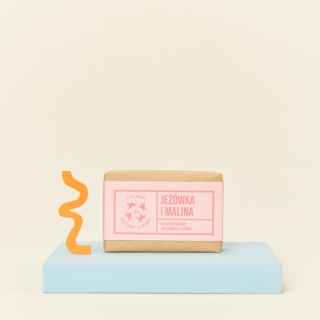 CZTERY SZPAKI Mydło Jeżówka i Malina z wyciągiem z jeżówki 110 g