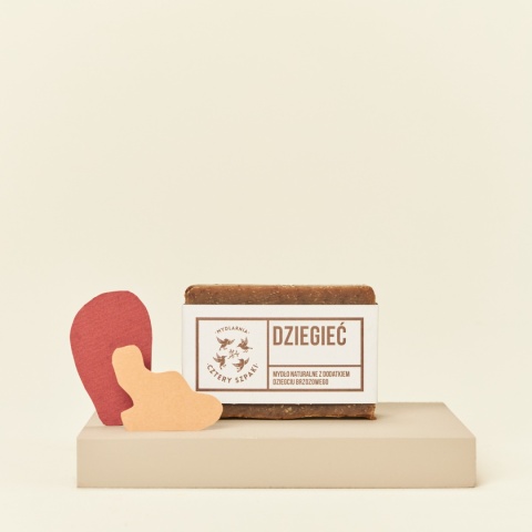 CZTERY SZPAKI Mydło dziegciowe w kostce - na problemy skórne 110 g