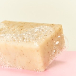 CZTERY SZPAKI Mydło w kostce len i rumianek 110 g