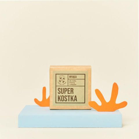 CZTERY SZPAKI Superkostka myjąca - do ciała, twarzy i włosów 75 g