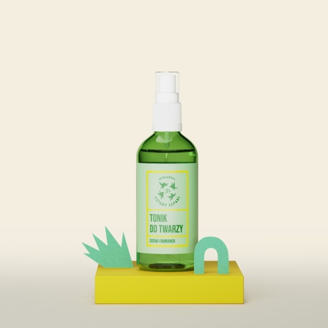 CZTERY SZPAKI Tonik do twarzy Sosna i Rumianek 100 ml