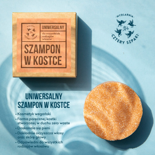 CZTERY SZPAKI Uniwersalny szampon w kostce 75 g