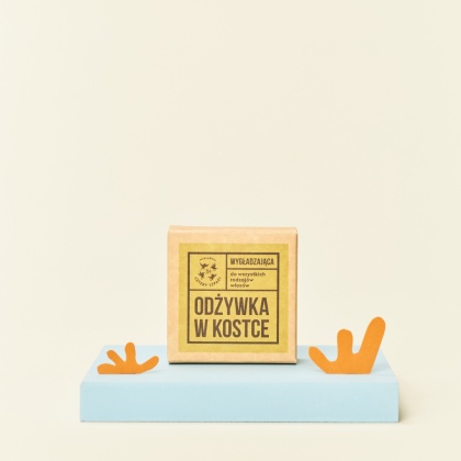 CZTERY SZPAKI Wygładzająca odżywka do włosów w kostce 55 g