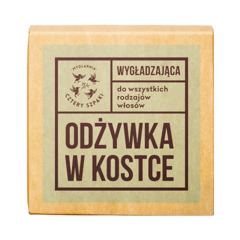 CZTERY SZPAKI Wygładzająca odżywka do włosów w kostce 55 g