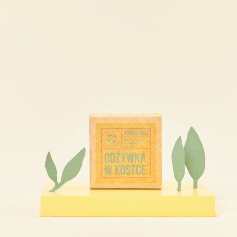 CZTERY SZPAKI Regenerująca odżywka do włosów w kostce - eukaliptus cytrynowy 55 g