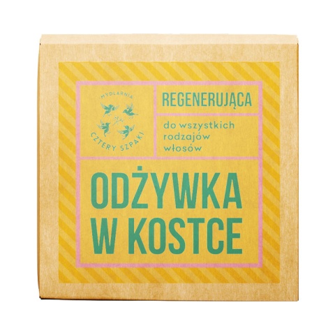 CZTERY SZPAKI Regenerująca odżywka do włosów w kostce - eukaliptus cytrynowy 55 g