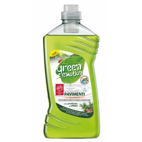 GREEN EMOTION Ekologiczny środek do czyszczenia podłóg, SOSNA, Ecolabel 1000 ml