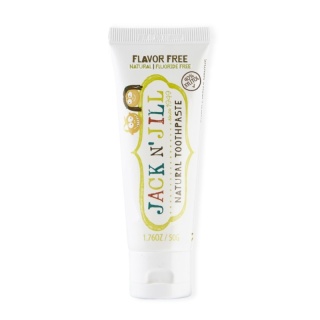 JACK N' JILL Naturalna pasta do zębów z ksylitolem dla dzieci BEZSMAKOWA 50 g