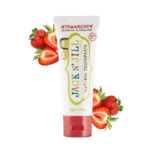 JACK N' JILL Naturalna pasta do zębów z ksylitolem dla dzieci TRUSKAWKA 50 g