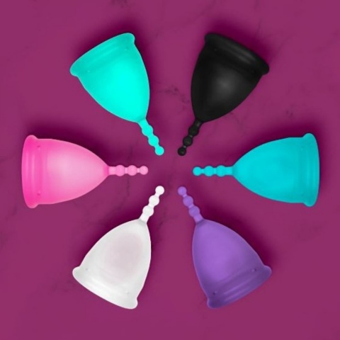 LADY CUP Revolution Kubeczek menstruacyjny, kolor: Pinky Hippo, rozmiar S