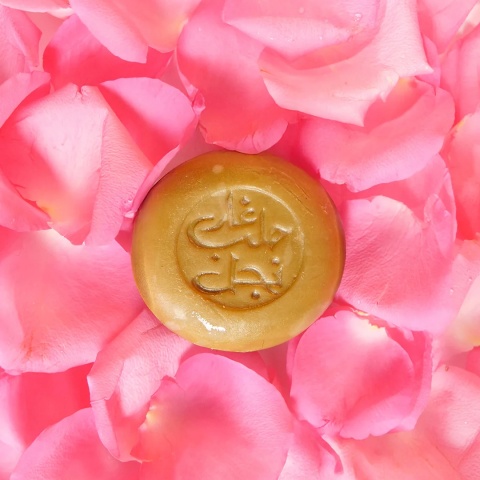 NAJEL Mydło z Aleppo z różą damasceńską, BIO, 100 g