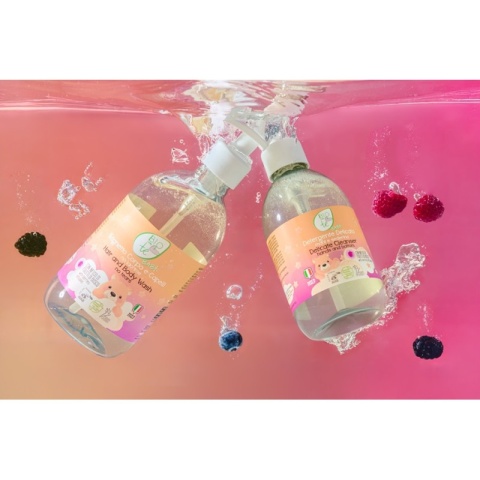 PIERPAOLI BABY Delikatny płyn do mycia twarzy, rąk i higieny intymnej dla dzieci i niemowląt 300ml