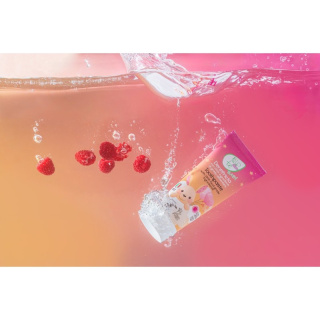 PIERPAOLI BABY Pasta dla dzieci od pierwszego ząbka, ALOES i RUMIANEK, malinowa 75 ml