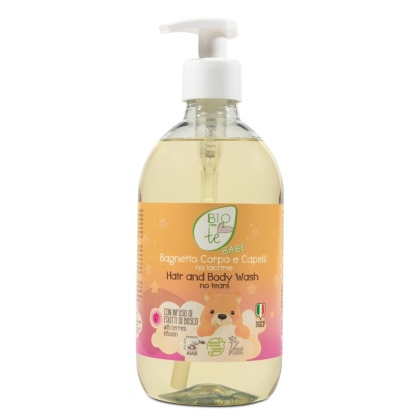 PIERPAOLI BABY Płyn do kąpieli dla dzieci i niemowląt, do ciała i włosów 500 ml