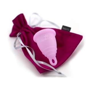 Perfect Cup – Polski Kubeczek Menstruacyjny z Pętelką, Różowy, Rozmiar M