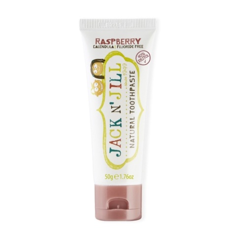 JACK N' JILL Naturalna pasta do zębów z ksylitolem dla dzieci MALINA 50 g