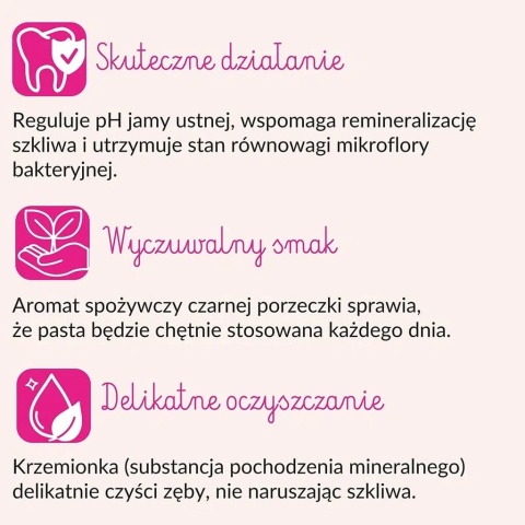 SYLVECO dla dzieci 3+ Pasta do zębów bez fluoru 75 ml DATA WAŻNOŚCI: 31.05.2026