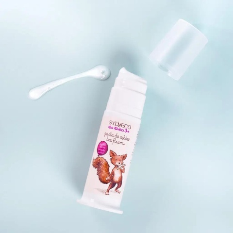 SYLVECO dla dzieci 3+ Pasta do zębów bez fluoru 75 ml DATA WAŻNOŚCI: 31.05.2026